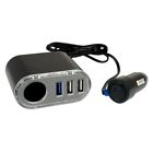 10941 Custom Accessories Quad Charger Black Volts 077341145080
