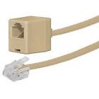 16-2003-beige Reliant High Telephone Extension Cord With Coupler Package