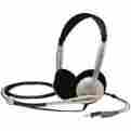 183533 159617 Koss Communication Cs100 Headset Black Silver 8 Cord 021299142851