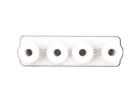 198a1m Dynacom White 1x4 Metal