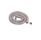 2500gr Cablesys Icc Curly Telephone Handset Cord Dolphin Gray 677142108644