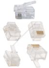 Rj12 6wire Parts Paradise Lot100 Phone Telephone 6p6c Crimp End Terminator For Flat Cable Cord