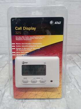 At&t 048898210750 Vintage At&t Call Display 325 New - Sealed