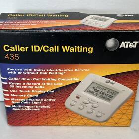 At&t 108450164 Vintage At&t 1999 Caller Id / Call Waiting #435 - Brand New In Original Box