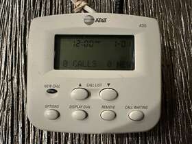 Att 650530905315 At&t Lucent Tech Caller Id Call Waiting #435 Telephone Vintage Tested Works