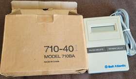 Bell 710-40 Caller Id Atlantic Vintage Model 710 710ba Pause Delete Review Calls