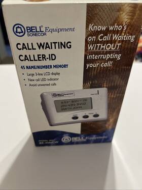 Bell Be-45ncw Equipment Sonecor Caller Id Model