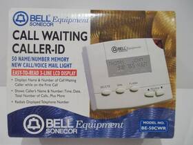 Bell Sonecor Be-50wcr Call Waiting Caller Id 50 Name Number Memory Nib