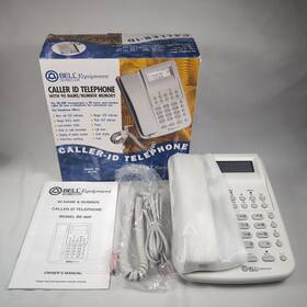 Bell Sonecor Be-90p Equipment Caller Id Telephone 90 Name/number Memory White