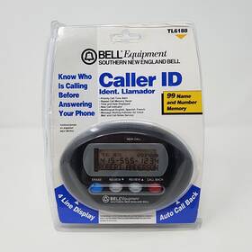 Bell Tl6188 Equipment Caller Id 99 Name And Number Memory 1996 Sold As Is - Read