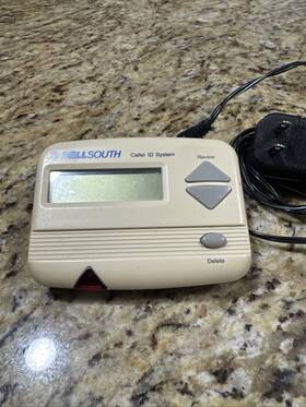 Bellsouth C1-161 Caller Id Ci-162 Name Number Memory Bell South With Power Supply Cp