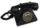 1929 Brittany-mb Paramount Pmt-brittany-mb Push Button Style Rotary Dial Phone Black 870586000417