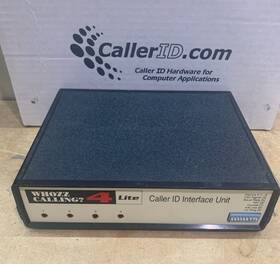 Callerid.com 4lines Whozz Calling 4 Lines Lite Caller Id Serial Interface Unit All Cables Included