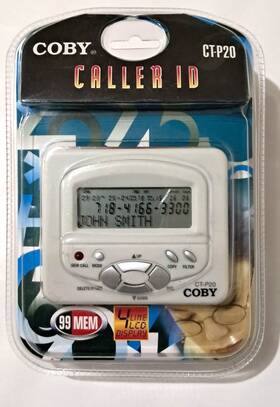 Coby Ct-p20 Caller Id 99 Call Memory 4 Line Lcd Display New In Box Sealed