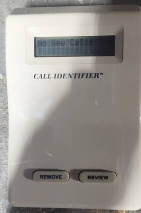 Colonial Data Technology 125b Caller Id Model No