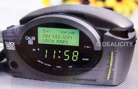 Crd-400 Conair Cid400 New Caller Id Phone Telephone Clock Radio Illuminated Memory Nib