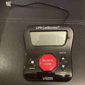Cpr Call Blocker 074512115106 V5000 For Landline Phones - Block Robocalls Stop Spam Callers