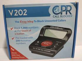 Cpr Call Blocker Cpr-v201-ref-uk Landline V202 For Home Phones Block Nuisance Callers Cold Calls