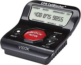 Cpr V100k Call Blocker For Landline Phones Stop All Robocalls Unwanted Calls
