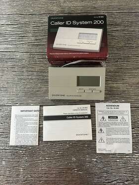 Dufone 43-593 Vintage Duofone 43-953 Caller Id System 200 Manuals Works Tested