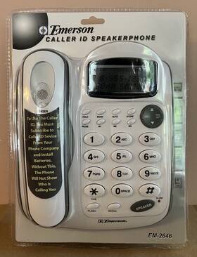 Emerson Em-2646 Caller Id Speakerphone Model Brand New
