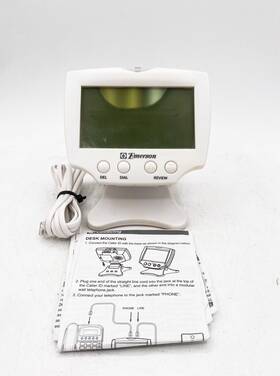 Em-60 Emerson Large Lighted Display Caller Id Voice 60 Number Memory No Pwr Cord