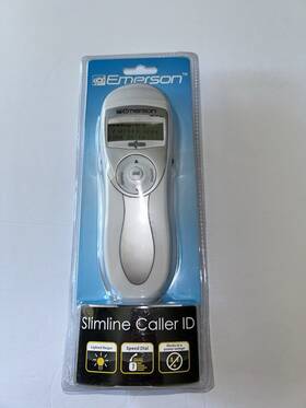 Em2516wh Emerson Slimline Caller Id White/silver New In Package