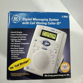 Ge 2-9992 Digital Messaging System With Call Waiting Caller Id Nib