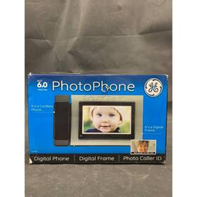 Ge 27956fe1 Photophone Digital Phone / Frame Caller Id New Open Box