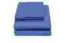 Ghb-109 Bamboo Origins Queen Sheet Set In Blue Yonder 4 Piece 855275006093
