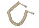 Ichc406fiv Cablesys Icc Curly Telephone Handset Cord Cream Overall 677142042757