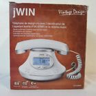 Jt-p430wht Jwin Vintage Design Telephone With Jumbo Dual Caller Id And