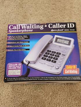 Lenoxx Ph-549 Vintage Translucent Sound Land-line Caller Id Call Waiting