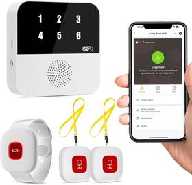 Lora Cf106 Wifi Caregiver Pager Smart Call System - Display Caller Id And App Alerts No Mont