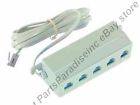 Rj11 Lot10 Parts Paradise 5way Jack Female Y Splitter Phone Telephone 6p4c Wire 7ft Cable Cord