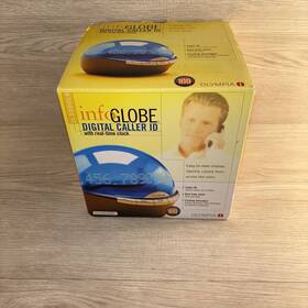 Olympia 850138000393 Vintage Info Message Globe Digital Caller Id Space Age New In Box