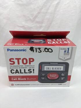 Panasonic Kx-tg3101b Call Blocker Stop Calls Telemarketer Robocall Trusted #s