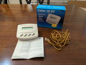 Ks-60s Phoneoptions Caller Id 60 Memory Name Number Box Manual Cable Logitech