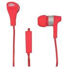 Pm1001ser Amertac Zenith Stereo Earbuds With Microphone Red 070686845042