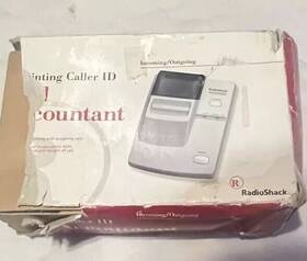 Radio Shack 44-446 Original Packaging Radioshack Vintage Printing Caller Id With Callback Paperfeed