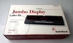 Radio Shack Cid-948 Rare Jumbo Display Bright Red Caller Id 50 Call Memory New Free Ship