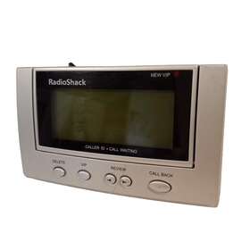Radioshack 59284 Vtg Radio Shack Caller Id Call Waiting Box Tilting Backlit Display Silver Black