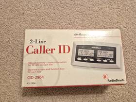 Radioshack Cid-2904 Radio Shack 2-line Caller Id. 100-memory - Nice