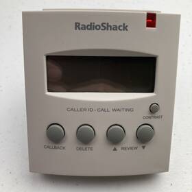 Radioshack Cid-938 Radio Shack 64 Calls Memory Caller Id 43-938 White Three Line Display