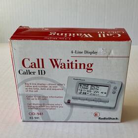 Radioshack Cid-941 Vintage Radio Shack Caller Id White One Touch 4 Line Display Excellent