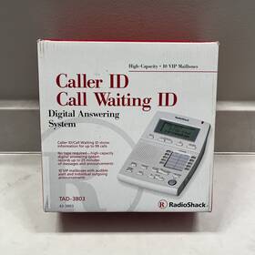 Radioshack Tad-3803 New - Caller Id/call Waiting Id Digital Answering System