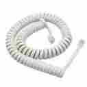 Sns-10ftw Snanshi 10ft 4p4c Rj9 Telephone Handset Coiled Cord Cable White