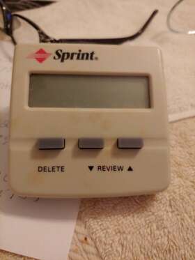 01d032123 Sprint Vintage Caller Id Review Or Delete One Phone
