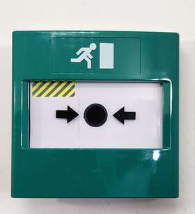 Nim4426 Sti - Glass Resettable Call Point Green Series 11 2 Pole