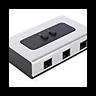 Rj12 Telepohne Seletor Manual Sharing Telephone Switch Box Phone 5203629906899